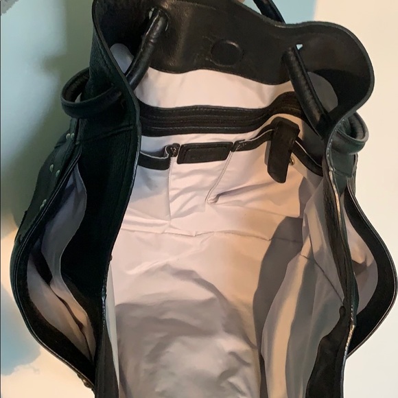 COLE HAAN 100% leather large bucket shoulder bag - Picture 7 of 12